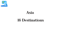 Asien 16 Reiseziele eSIM