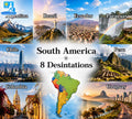 eSIM pour 8 destinations en Amérique du Sud