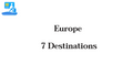 Europa 7 Reiseziele eSIM